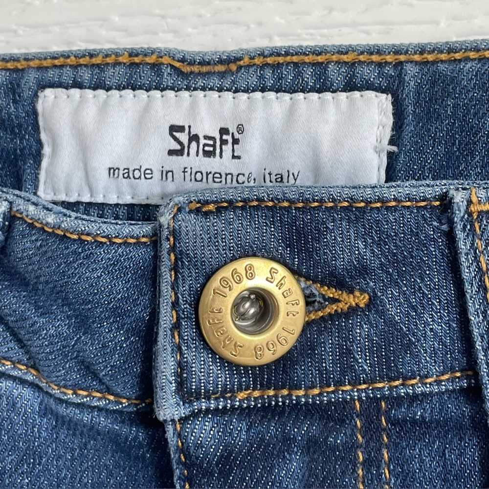 NWT‎ SHAFT Jeans Dolly Giza Denim Stretch Women's Italian 40 US 26 - Picture 10 of 13
